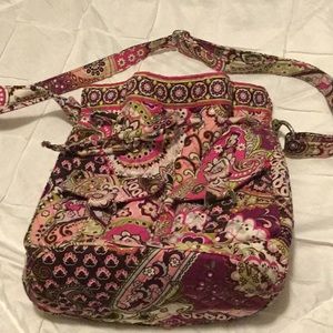 Vera Bradley crossbody drawstring bag